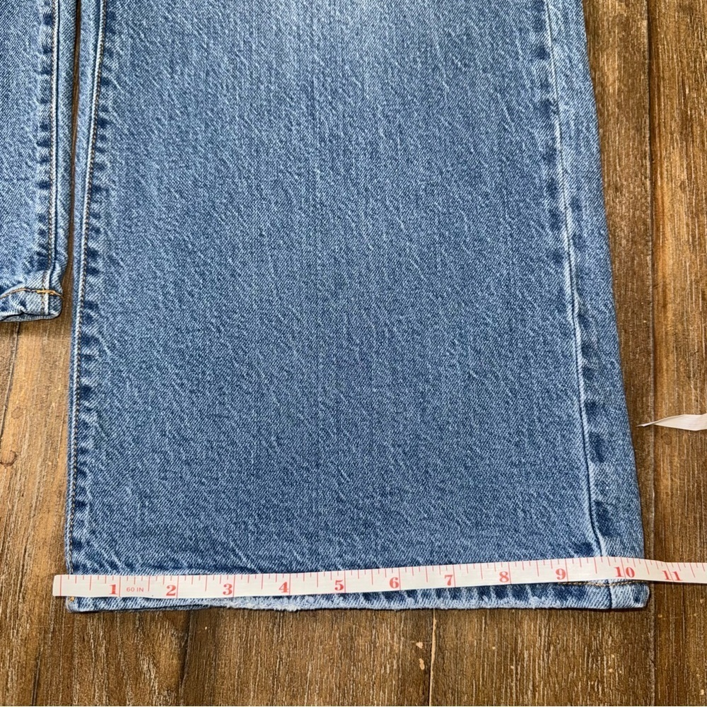 Habitual Easton Wide Leg High Rise Crop Jeans Size 8/29 braid - Picture 10 of 12